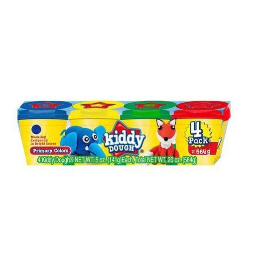 Plastilina Mega Creative, 4 culori, 40 gr