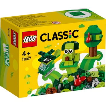 LEGO Classic - Caramizi creative verzi 11007, 60 piese LEGO Classic - Caramizi creative verzi 11007, 60 piese