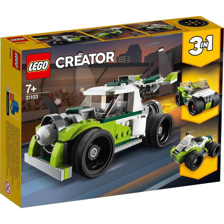 LEGO Creator - Camion racheta 31103, 198 piese