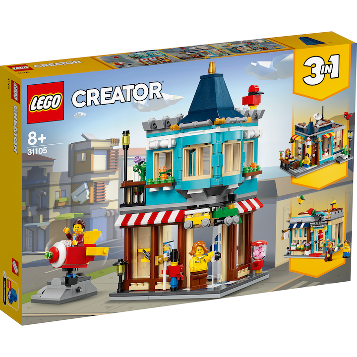 LEGO Creator 3 in 1 - Магазин за играчки 31105, 554 части