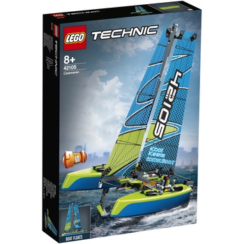 LEGO Technic - Catamaran 42105, 404 piese LEGO Technic - Catamaran 42105, 404 piese