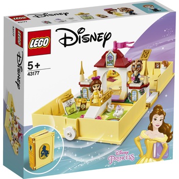LEGO Disney Princess - Aventuri din cartea de povesti cu Belle 43177, 111 piese LEGO Disney Princess - Aventuri din cartea de povesti cu Belle 43177, 111 piese