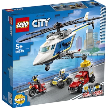 LEGO City Police - Urmarire cu elicopterul politiei 60243, 212 piese LEGO City Police - Urmarire cu elicopterul politiei 60243, 212 piese