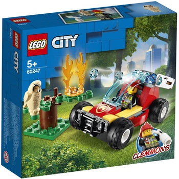 LEGO City Fire - Incendiu de padure 60247, 84 piese LEGO City Fire - Incendiu de padure 60247, 84 piese
