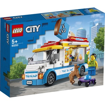 LEGO City Great Vehicles - Furgoneta cu inghetata 60253, 200 piese LEGO City Great Vehicles - Furgoneta cu inghetata 60253, 200 piese