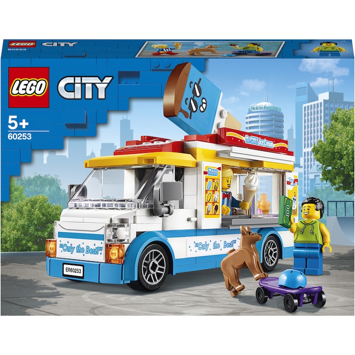 LEGO® City Great Vehicles - Камион за сладолед 60253, 200 части