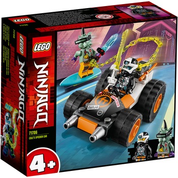 LEGO NINJAGO - Masina de viteza a lui Cole 71706, 52 piese LEGO NINJAGO - Masina de viteza a lui Cole 71706, 52 piese