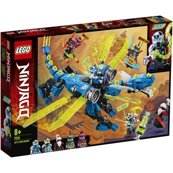 LEGO NINJAGO - Dragonul cibernetic al lui Jay 71711, 518 piese LEGO NINJAGO - Dragonul cibernetic al lui Jay 71711, 518 piese