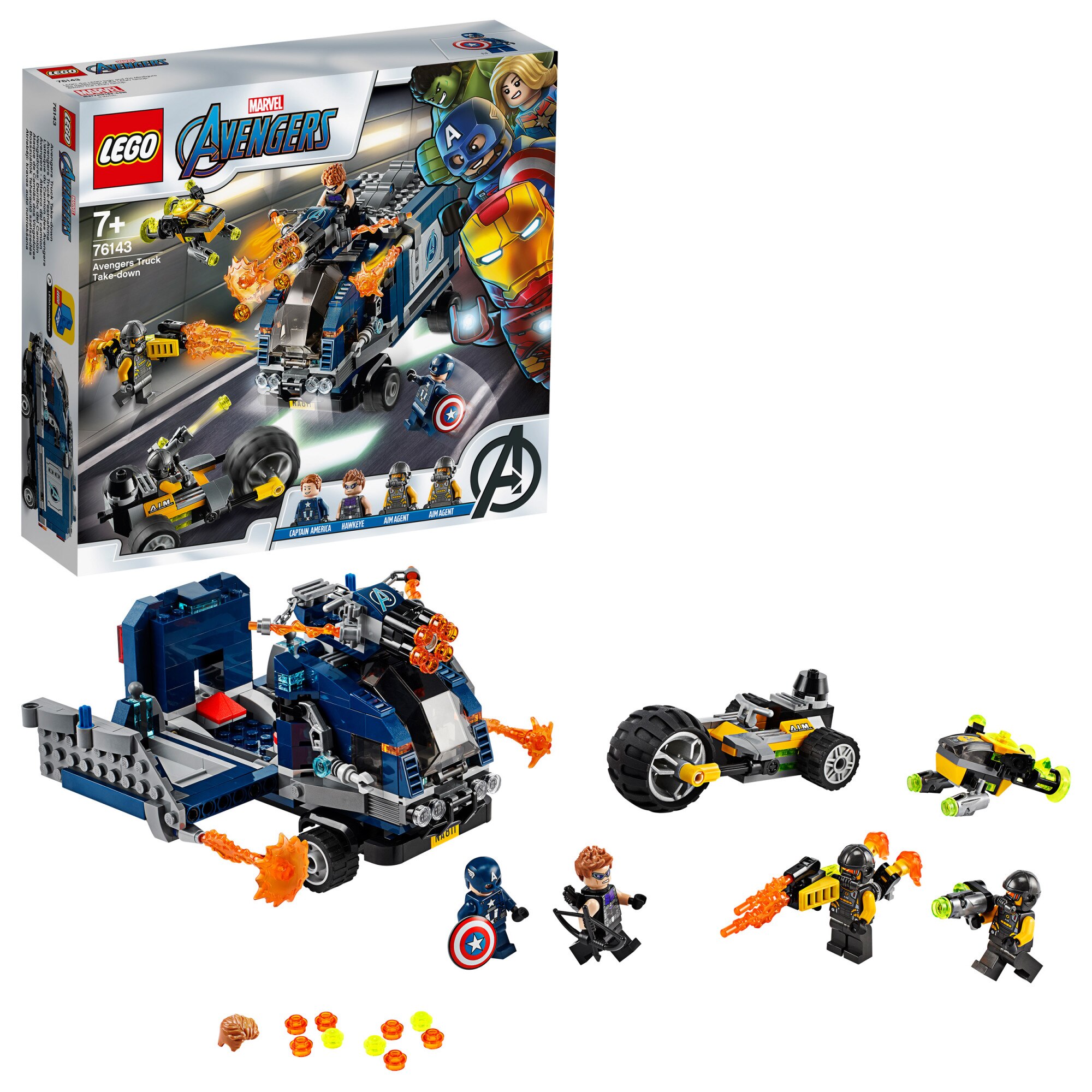 LEGO® Super Heroes Avengers – схватка с камион 76143, 477 части