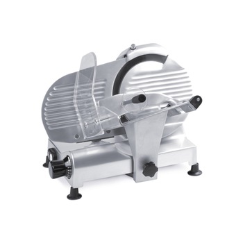 Feliator de mezeluri 220 mm, 160 W, integral din inox si aluminiu, Reber Feliator de mezeluri 220 mm, 160 W, integral din inox si aluminiu, Reber