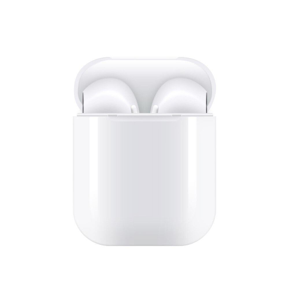 Casti wireless TWS, Bluetooth 5.0, Pop Up, Alb