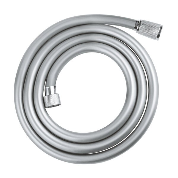 Furtun Grohe VitalioFlex Comfort, 1.75 m, 5 bari, anti-indoire, anti-zgarieturi, crom