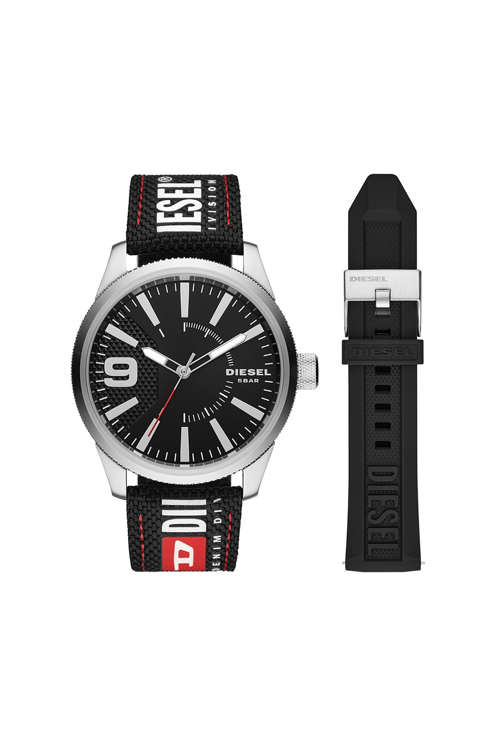 Diesel, Ceas analog cu mecanism quartz, Negru