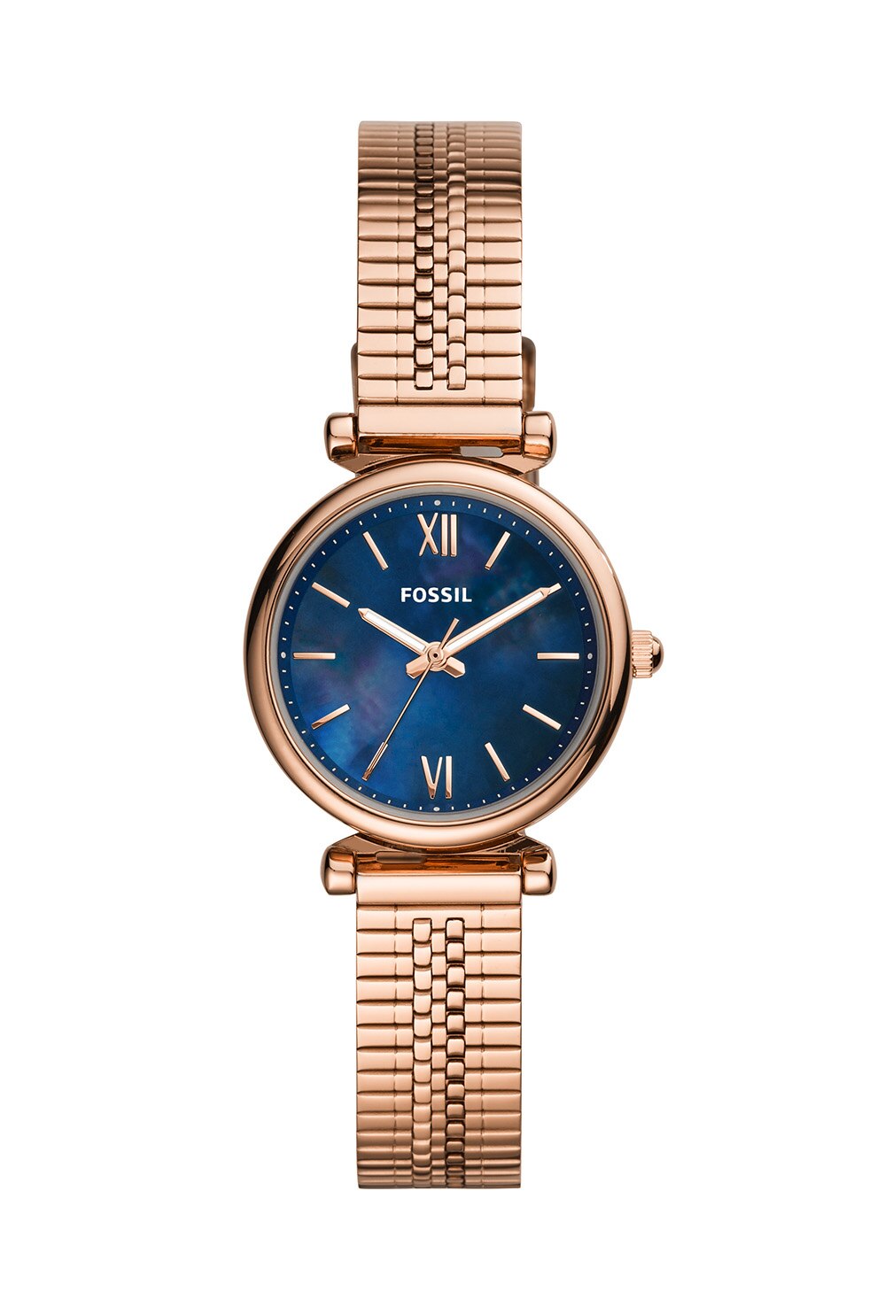 Fossil, Ceas analog cu cadran Mother of Pearl, Auriu rose