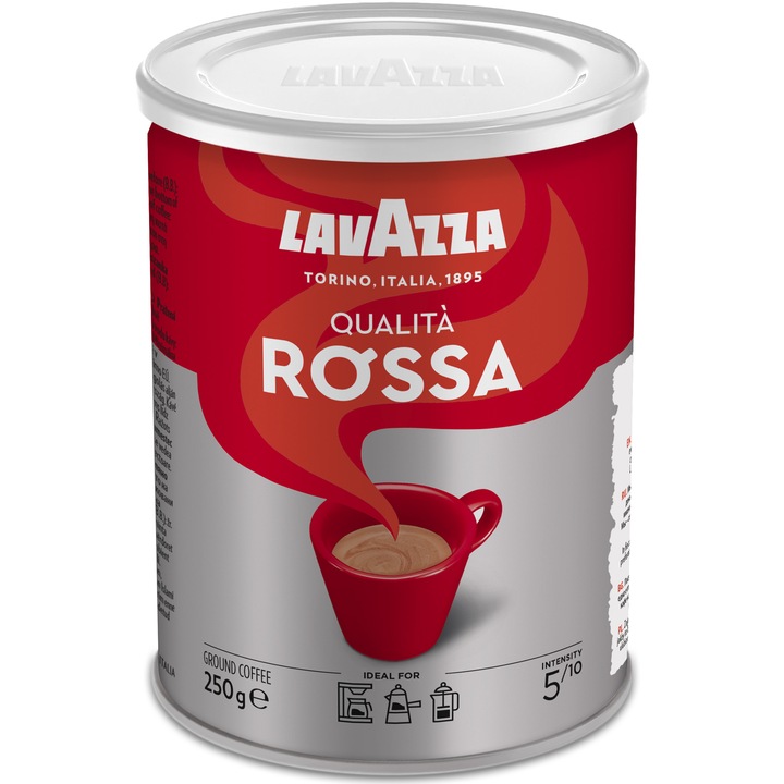Мляно кафе Lavazza Qualita Rossa, Метална кутия, 250 гр