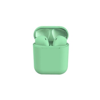 Casti i12-TWS 5.0, AirPods, ultra performante, fara fir, Verde, AIR Casti i12-TWS 5.0, AirPods, ultra performante, fara fir, Verde, AIR