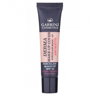 Fond de ten Gabrini DERMA COVER Porcelain Make-up, SPF 15, 40 ml, Nr. 104 Fond de ten Gabrini DERMA COVER Porcelain Make-up, SPF 15, 40 ml, Nr. 104