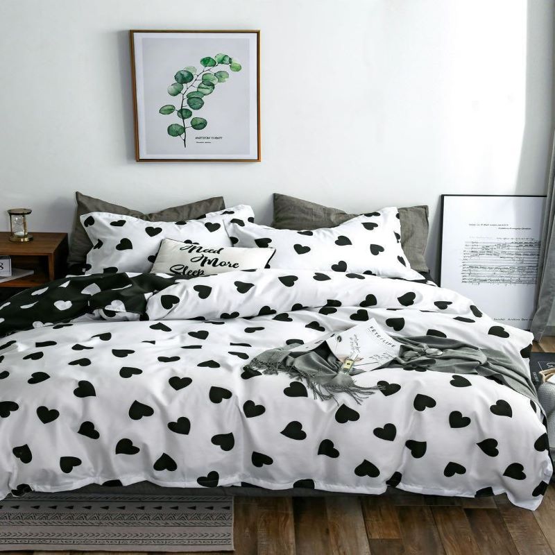 Lenjerie de pat 1 Persoana, bumbac satinat, Casa de Vis, YY53