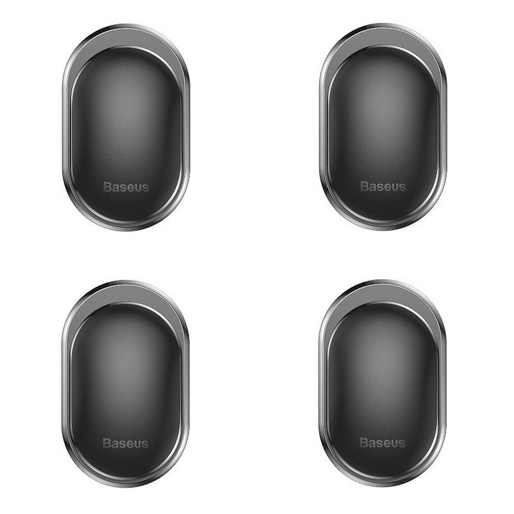 Organizator tip Suport, Multifunctional (set 4) - Baseus Small Shell (ACGGBK-01) - Black