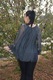 Bluza eleganta cu insertii de broderie florala,D&J Exclussive,gri inchis,52/54 EU