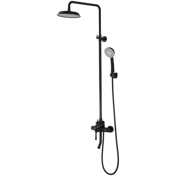 Душ панел AXYS, черен, 12x15 см