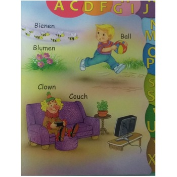 ABC in limba germana Prima mea carte cu litere in limba germana ABC in limba germana Prima mea carte cu litere in limba germana