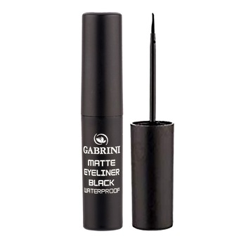 Tus de ochi Gabrini Eyeliner Waterproof, negru mat Tus de ochi Gabrini Eyeliner Waterproof, negru mat