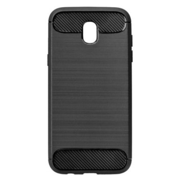 Husa protectie spate carbon, soft silicon, pentru Samsung J3 2017 capac de protectie, carcasa, bumper, Negru Husa protectie spate carbon, soft silicon, pentru Samsung J3 2017 capac de protectie, carcasa, bumper, Negru