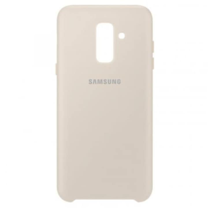 Заден защитен панел, За Samsung Galaxy A6 2018, защитно покритие, кейс, Кремав / Златист