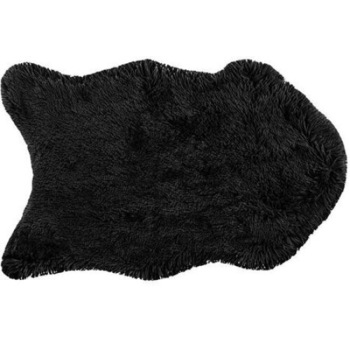 Covor decorativ pentru living model blana artificiala, 90 x 55 cm, negru, Topi Dreams Covor decorativ pentru living model blana artificiala, 90 x 55 cm, negru, Topi Dreams