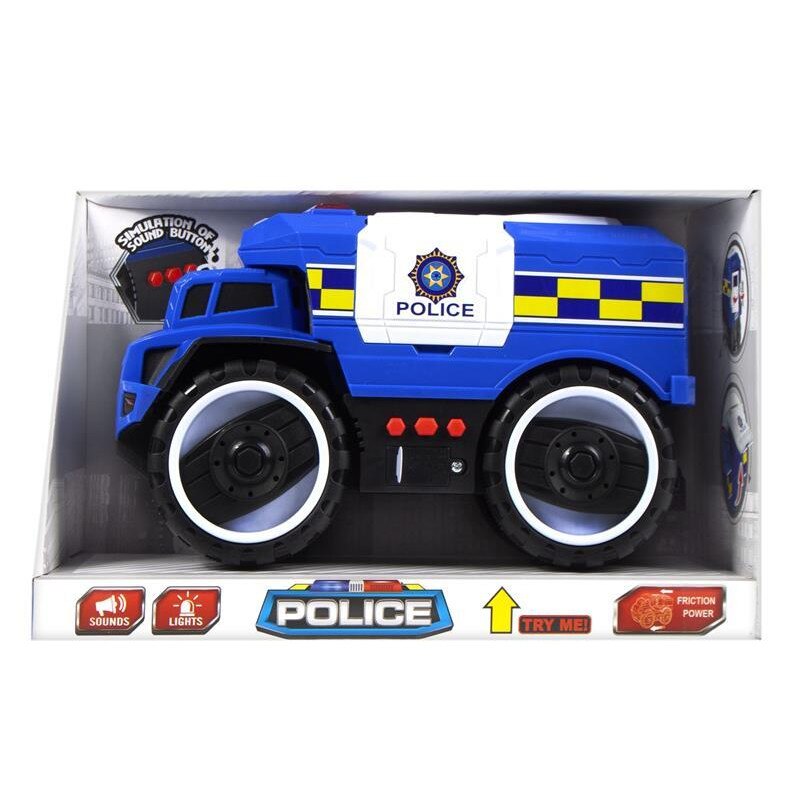 Masina de Politie cu sunet si lumini Alb