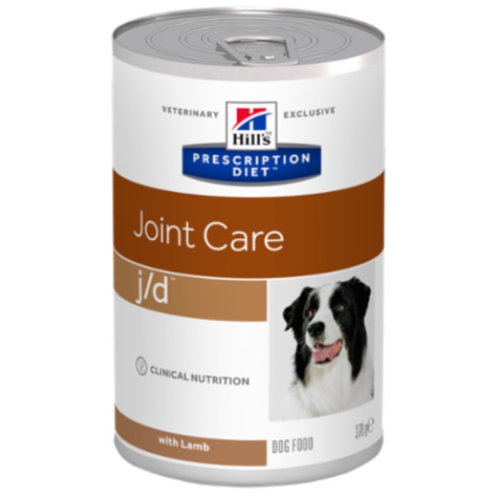 Hrana Dietetica Hill's PD Canine J/D Articulatii cu Miel, 370 g