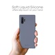 Husa Goospery Samsung Galaxy Note 10 Plus, interior microfibra, silicon, lavanda
