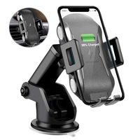 suport auto de telefon cu incarcare wireless coocheer 10 w fast charge qi compatibil cu iphone 1211xsmaxxxr88 plus si samsung note9s9s8 negru imagen 40_0_
0