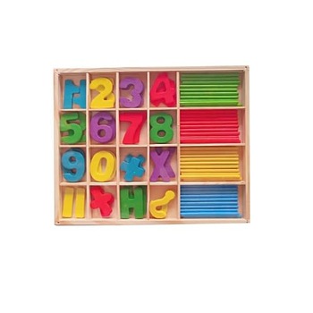 Joc educational de socotit Mega Creative cifre si betisoare 25x20x2 cm Multicolor Joc educational de socotit Mega Creative cifre si betisoare 25x20x2 cm Multicolor
