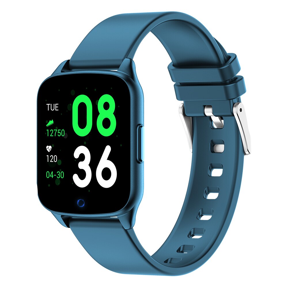 Ceas Smartwatch KW17 Full Color OLED display,Notificari Apeluri/SMS/Whatsapp/Facebook, rezistenta la apa IP67, Monitorizare puls si bataile inimii, 7 Moduri Sport, Interfete multiple si diverse functii, Albastru