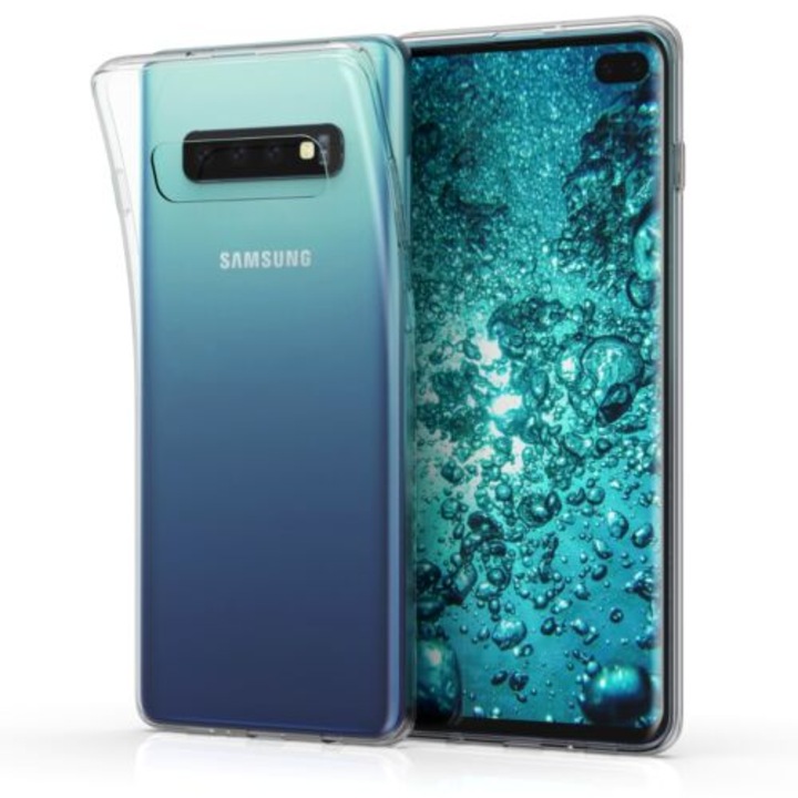 Telefontok Samsung Galaxy S10 Plus, szilikon, átlátszó, 47454.03