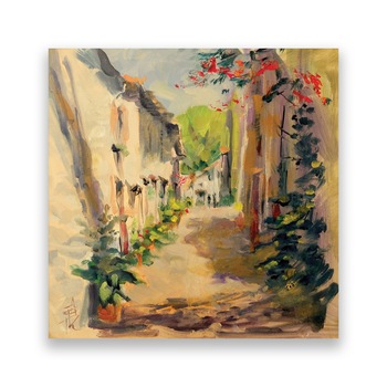 Tablou Canvas - Oras, Cladiri, Vara, 100 x 100 cm Tablou Canvas - Oras, Cladiri, Vara, 100 x 100 cm