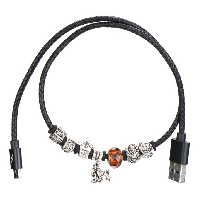 Adatkábel WK-Design WDC-016 USB - MicroUSB 50cm, Fekete