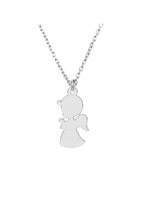 Lant din argint 925 Angel Boy cu pandantiv in forma de ingeras, 40 cm