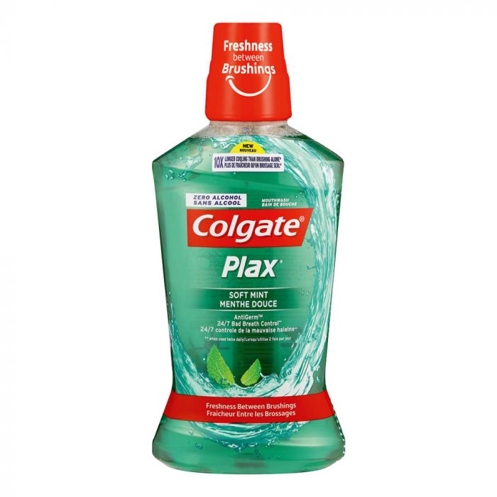 Apa de gura Colgate Plax Soft Mint 24/7 Plaque Protection 500ml