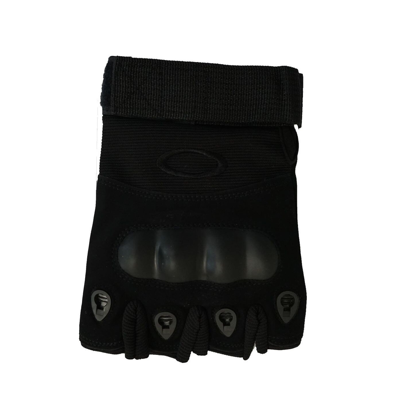 Manusi Tactice Half Finger Oakley negre