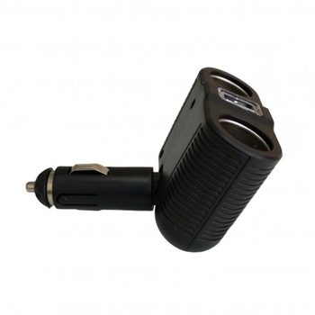 Priza auto Olesson 1646, 1 x USB, 100 W, Negru Priza auto Olesson 1646, 1 x USB, 100 W, Negru