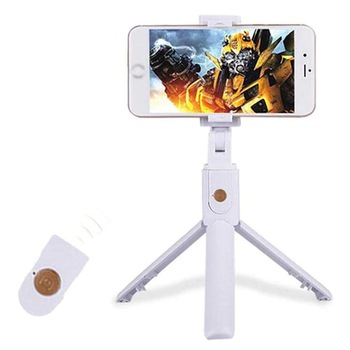 Selfie Stick/Trepied Telescopic, Reglabil, Suport pentru Telefon, Bluetooth si Telecomanda Detasabila, Unghi de Inclinare Reglabil si Rotire la 360° Globalport Retail® Selfie Stick/Trepied Telescopic, Reglabil, Suport pentru Telefon, Bluetooth si Telecomanda Detasabila, Unghi de Inclinare Reglabil si Rotire la 360° Globalport Retail®