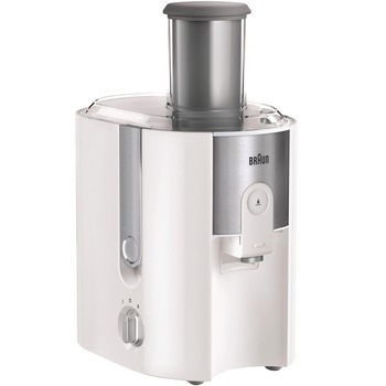 Storcator de fructe Braun J500WH, 900W, recipient suc 1.25 l, recipient pulpa 2 l, 2 Viteze, Alb Storcator de fructe Braun J500WH, 900W, recipient suc 1.25 l, recipient pulpa 2 l, 2 Viteze, Alb