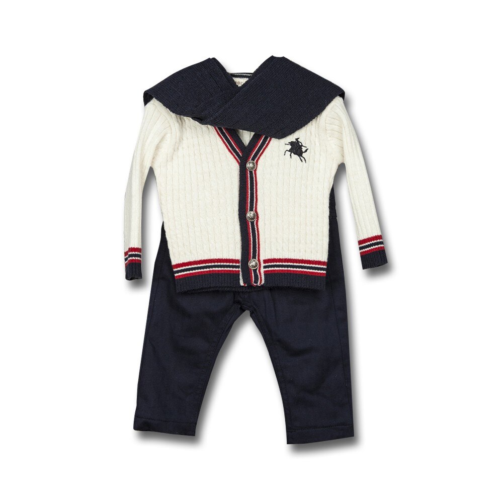 Compleu Casual Baby Boy 1814 Alb
