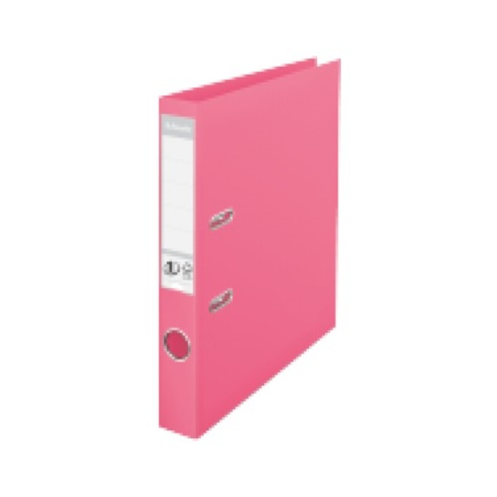 Biblioraft Esselte Standard, 50 mm, roz, 10 buc/set