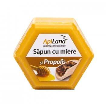 Sapun cu miere si propolis 100g, Apiland Sapun cu miere si propolis 100g, Apiland