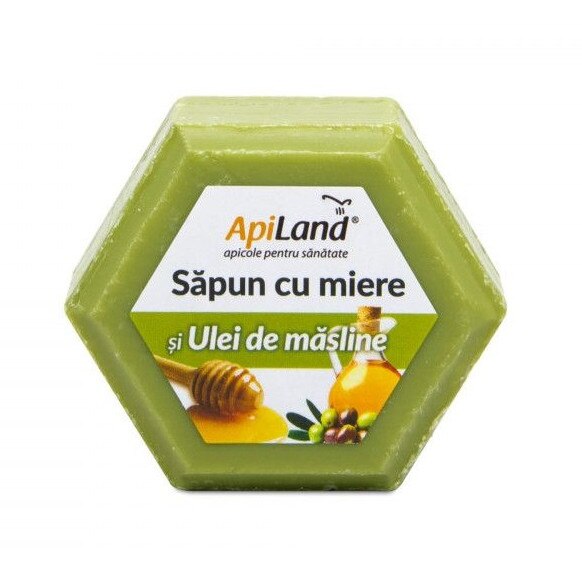 Sapun cu miere si ulei de masline 100g, Apiland