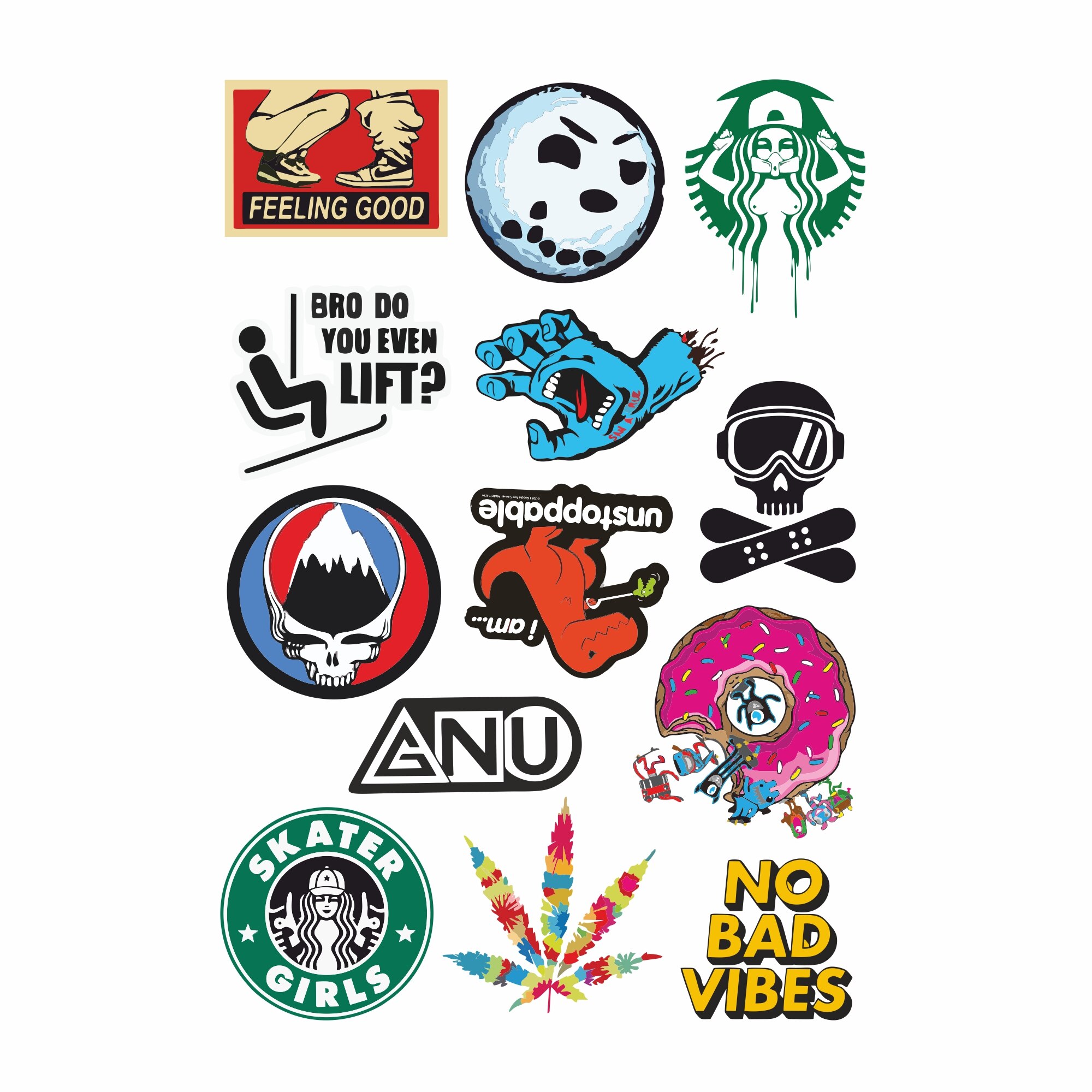 Set Stickere Laminate - model 5